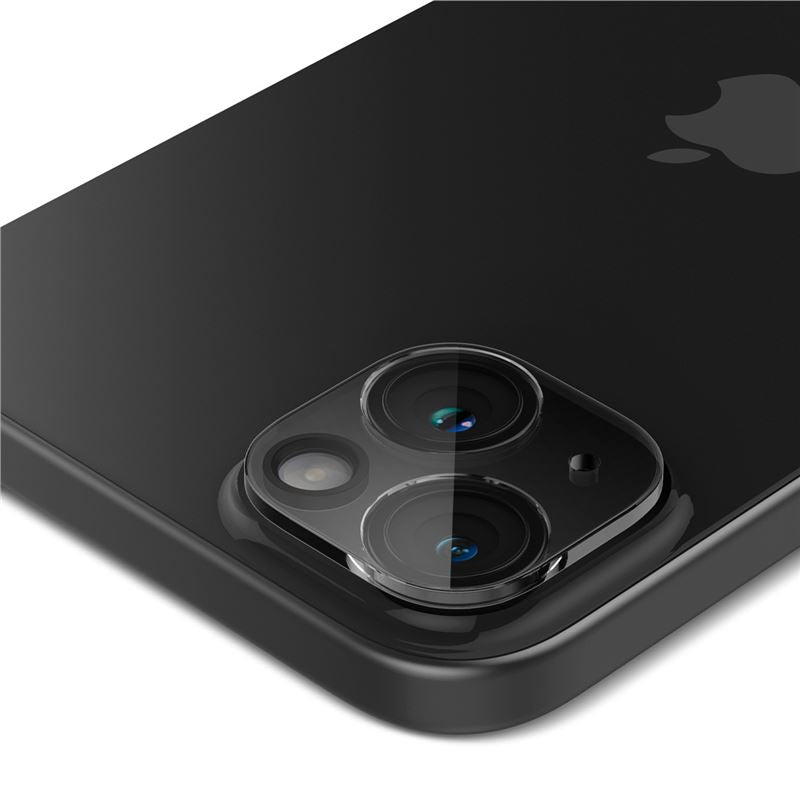 Spigen iPhone 15 / 15 Plus Aparatu Optik.TR Αντιχαρακτικό Γυαλί για την Κάμερα - 2 Τεμάχια - Διάφανο