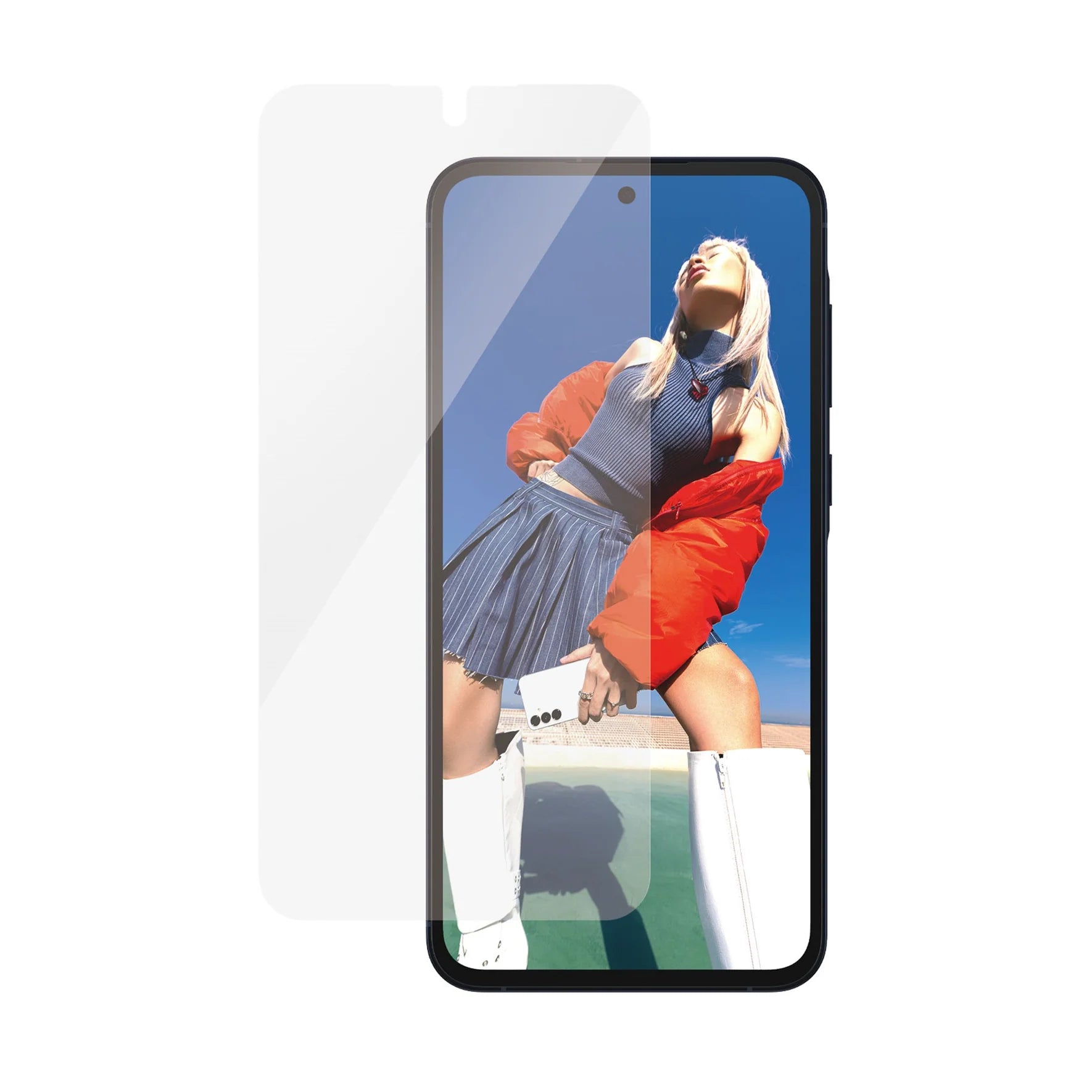 PanzerGlass Samsung Galaxy A55 5G - Ultra-Wide Fit Easy Aligner Case Friendly Αντιχαρακτικό Γυαλί Οθόνης - Διάφανο