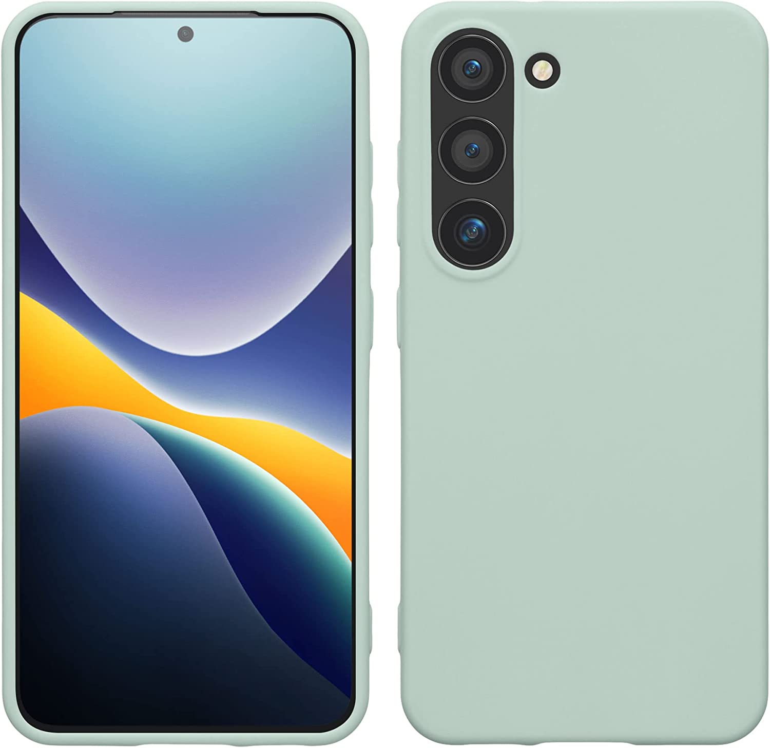 KW Samsung Galaxy S23 Θήκη Σιλικόνης TPU - Cool Mint - 60282.200