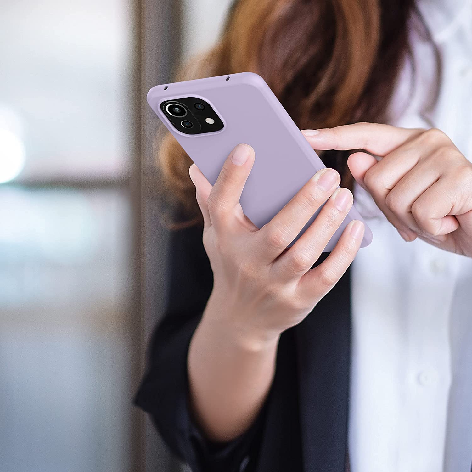 KW Xiaomi Mi 11 Lite / Mi 11 Lite 5G Θήκη Σιλικόνης TPU - Lavender - 54726.108