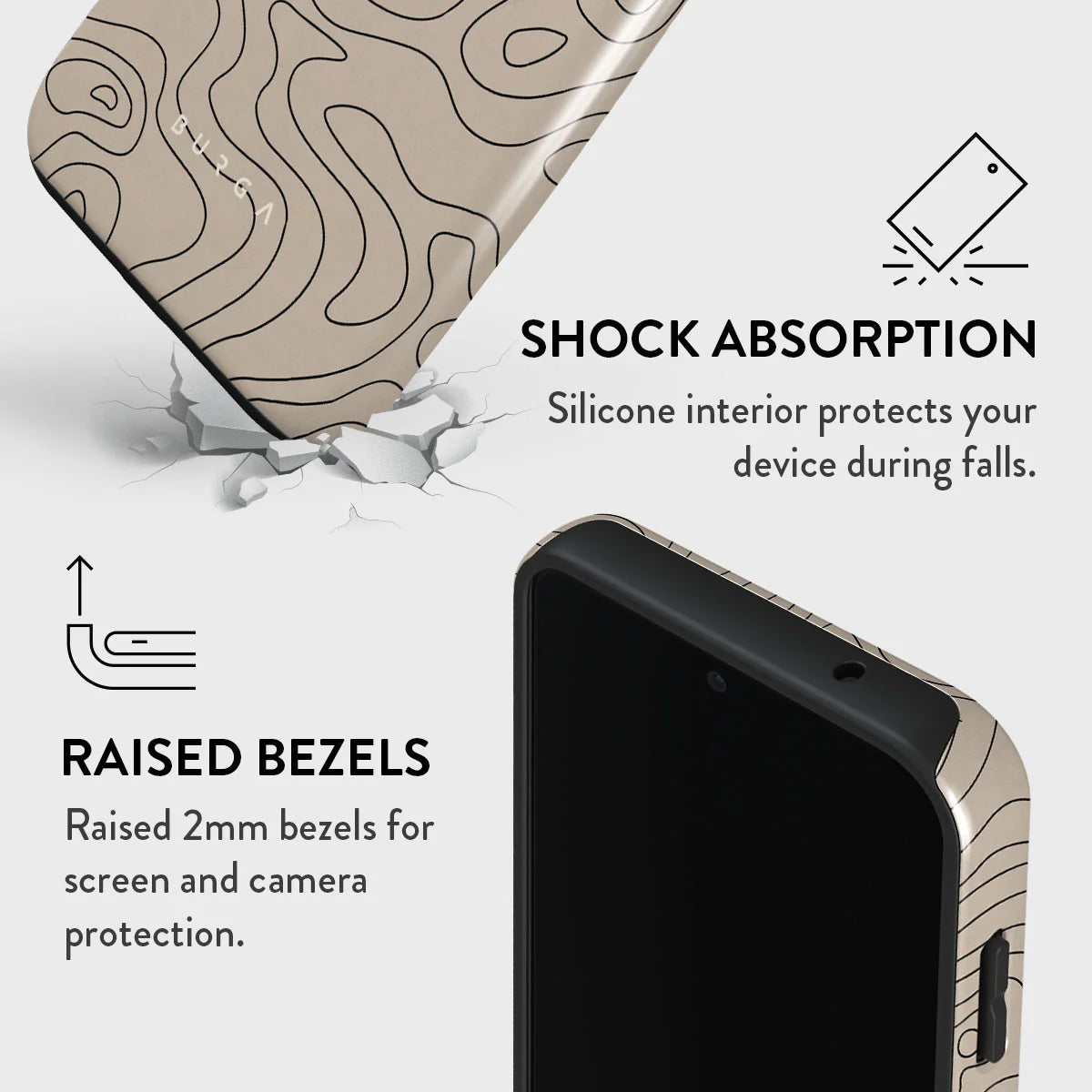 Burga Samsung Galaxy S23 FE Fashion Tough Σκληρή Θήκη - Wild Terrain