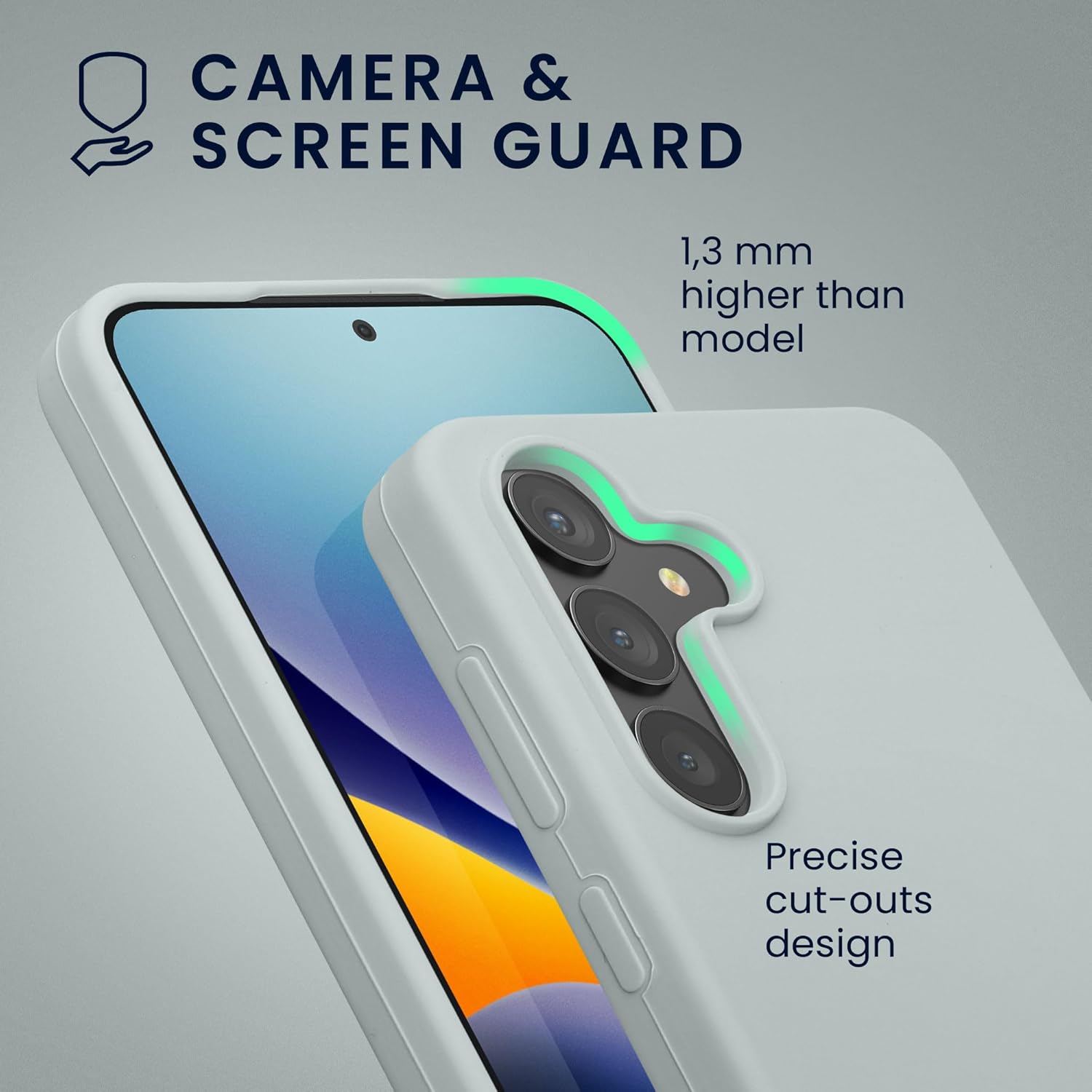 KW Samsung Galaxy S24+ Θήκη Σιλικόνης Rubberized TPU - Cool Mint