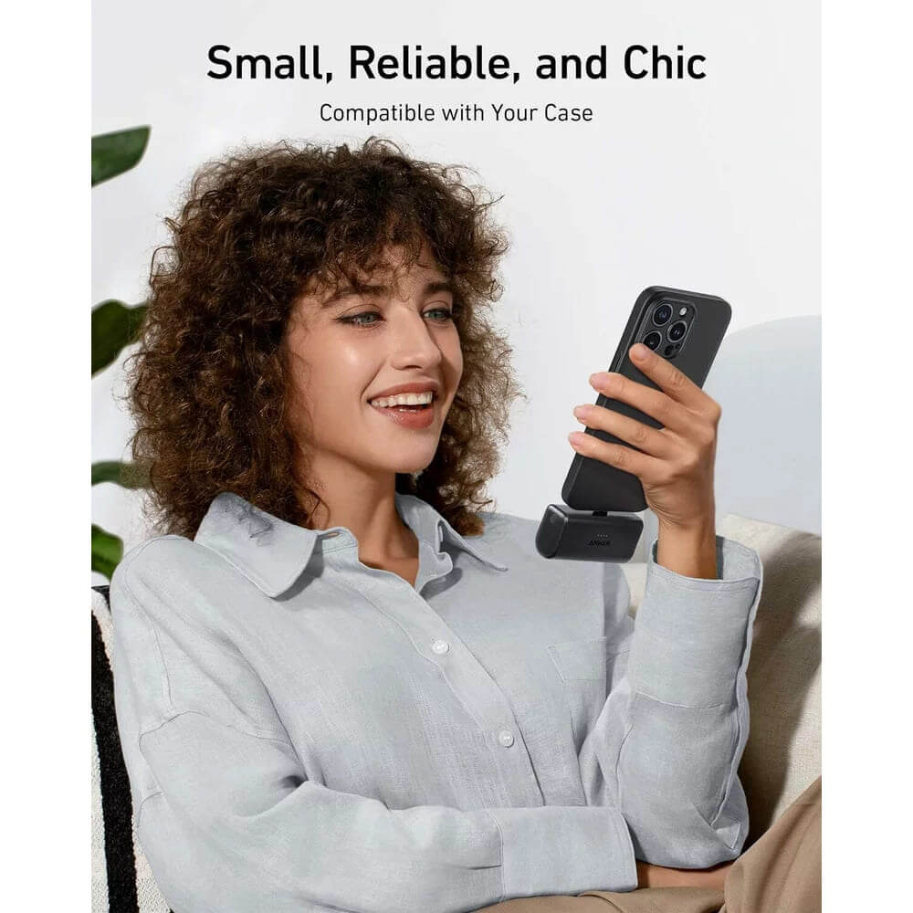 Anker Nano Type-C - Power Bank 5000mAh 22.5W με 1 Θύρα Type-C - Black