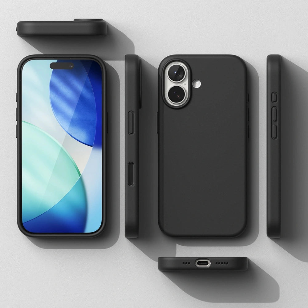 Ringke iPhone 17 - Silicone Magnetic MagSafe - Θήκη Σιλικόνης με MagSafe - Black