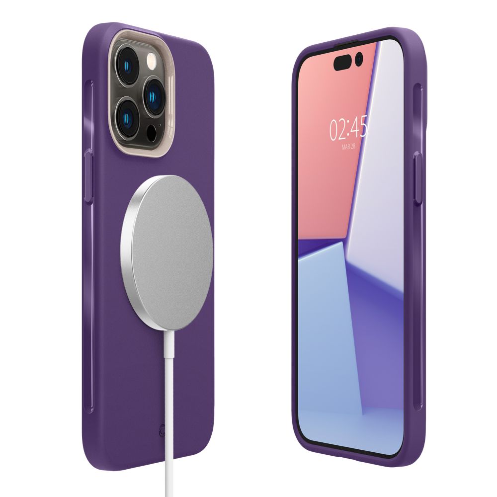 Spigen Cyrill iPhone 14 Pro Ultra Color Mag Θήκη Σιλικόνης TPU με MagSafe - Taro