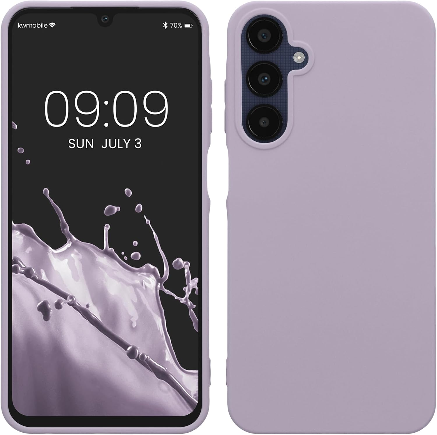 KW Samsung Galaxy A25 5G Λεπτή Θήκη Σιλικόνης TPU - Lavender