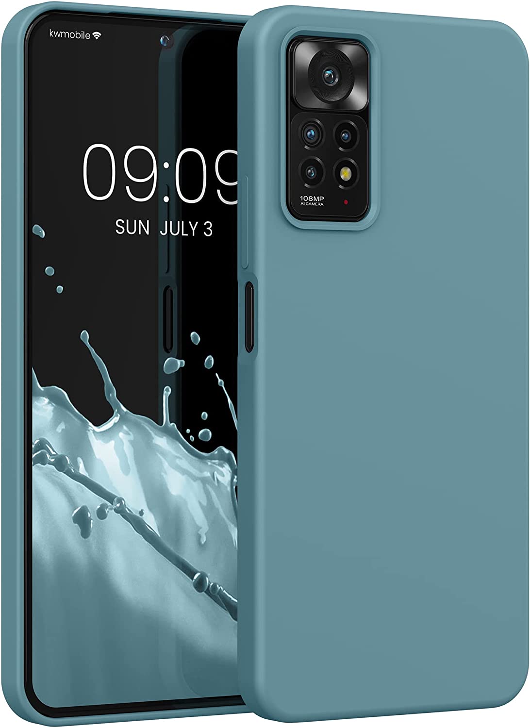 KW Xiaomi Redmi Note 11 Pro / Note 11 Pro 5G Θήκη Σιλικόνης Rubberized TPU - Arctic Night - 57373.207