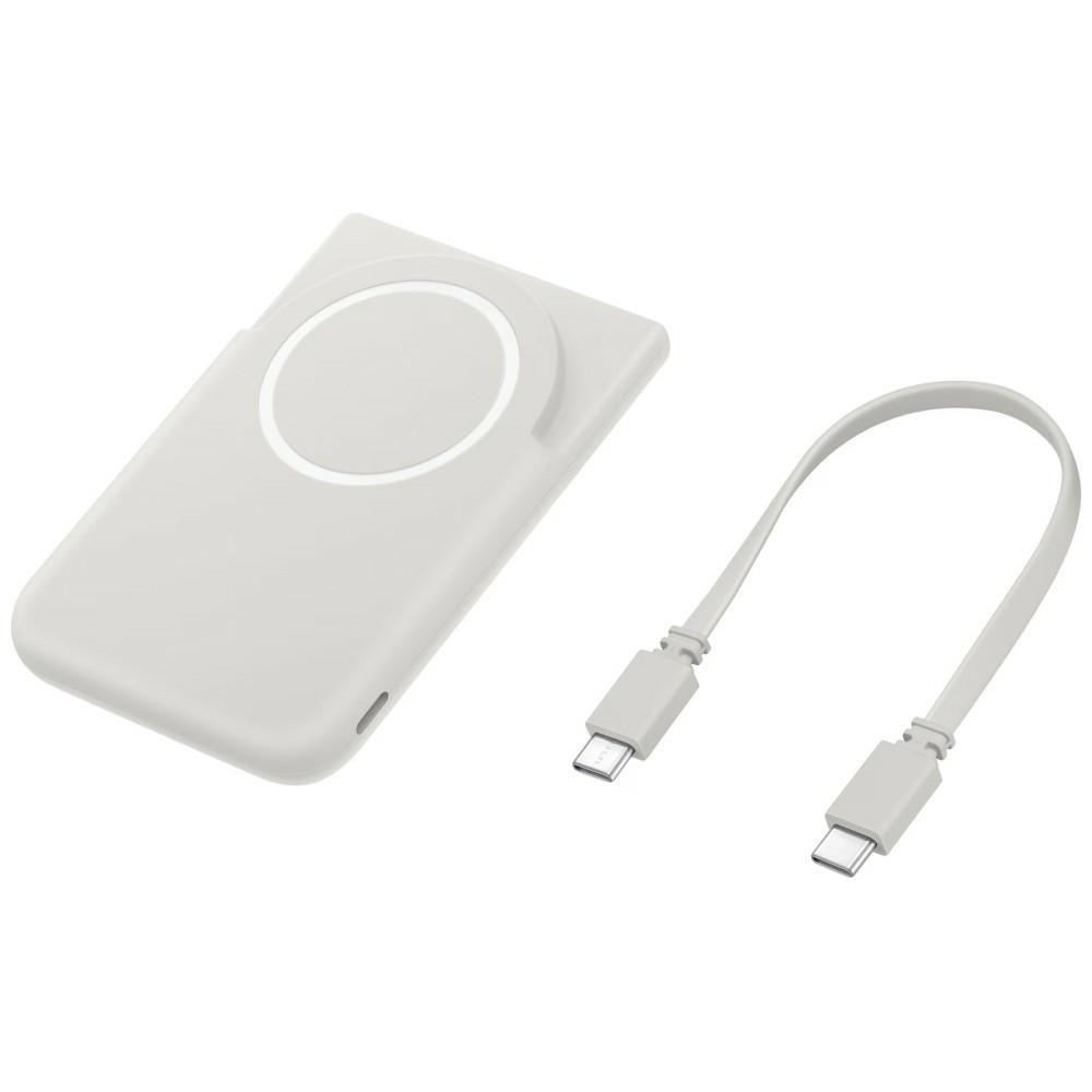Samsung - Ασύρματο MagSafe PowerBank 5000 mAh 25W Qi2 με Καλώδιο Type-C - EB-U2500XJ - Grey