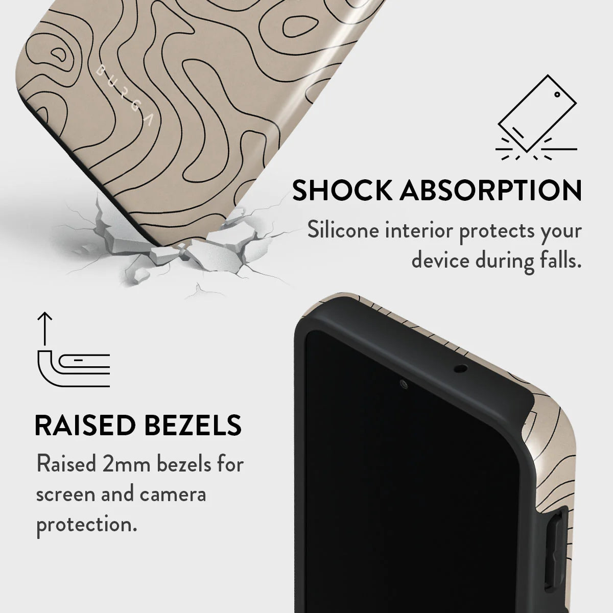 Burga Samsung Galaxy A25 5G Fashion Tough Σκληρή Θήκη - Wild Terrain