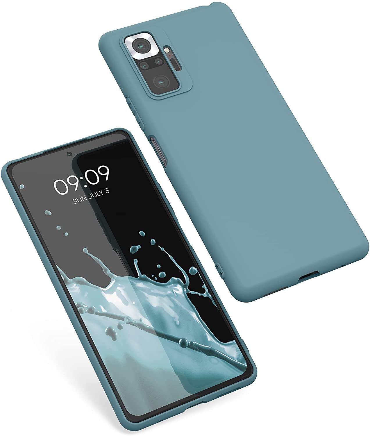 KW Xiaomi Redmi Note 10 Pro Θήκη Σιλικόνης TPU - Arctic Blue - 54551.207