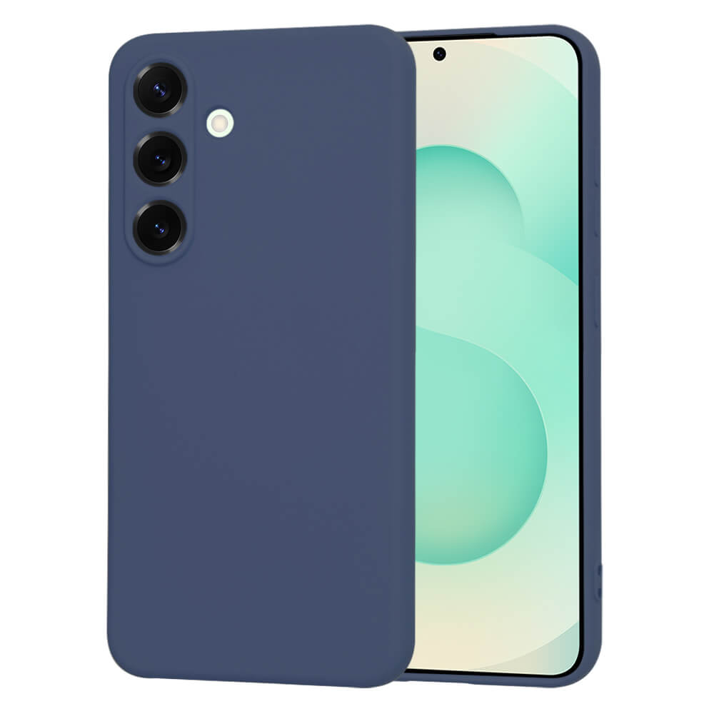 Techsuit Samsung Galaxy S25 Plus SoftFlex Θήκη Σιλικόνης - Navy Blue