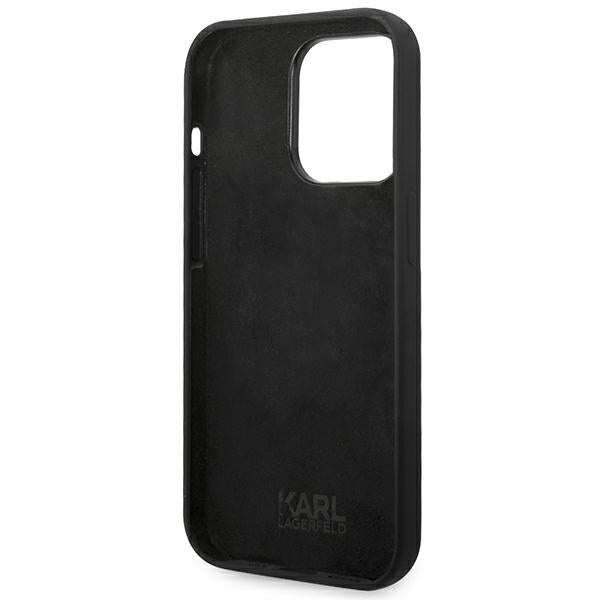 Karl Lagerfeld iPhone 14 Pro Max Silicone Choupette Body Θήκη Σιλικόνης - Black - KLHCP14XSLCTBK