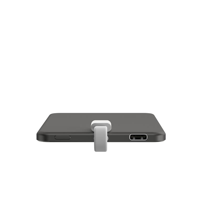 Mobile Origin Origin Blade PowerBank 3000mAh με Ενσωματωμένο Καλώδιο Type-C και Type-C to Type-C Καλώδιο - Grey