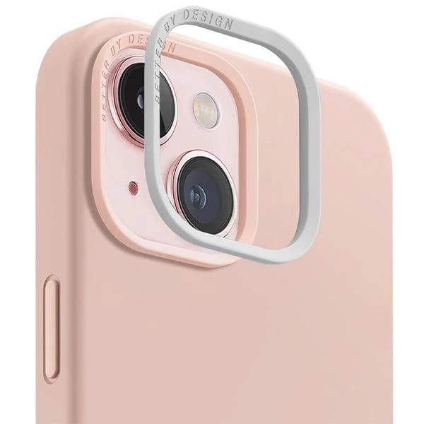 Uniq iPhone 15 Lino Hue Magclick Θήκη Σιλικόνης με MagSafe - Pink