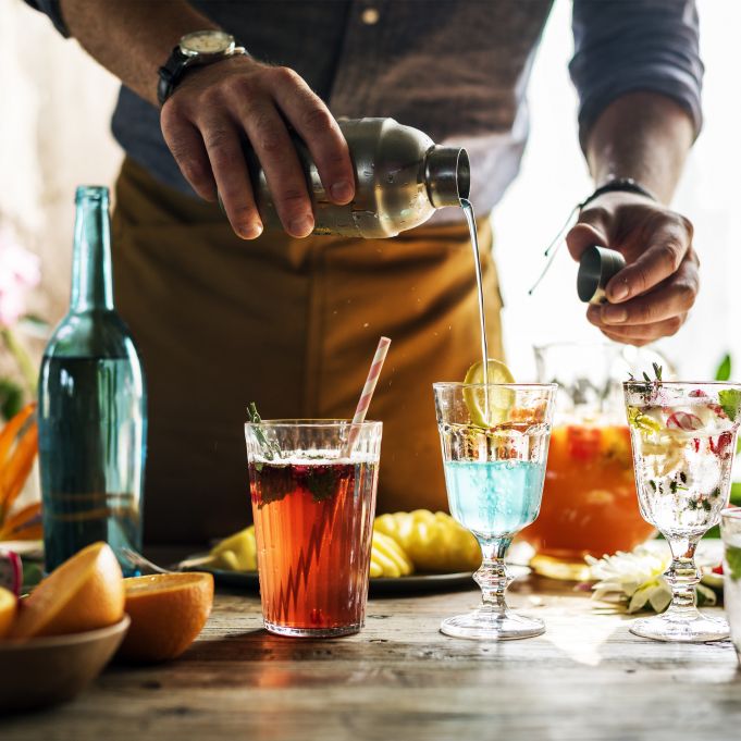 Relaxdays Σετ Κοκτέιλ 5 Τεμαχίων από Ανοξείδωτο Ατσάλι - Silver - 4052025205812