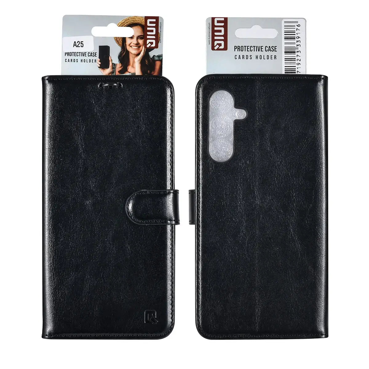 Tuniq Samsung Galaxy A25 5G - Θήκη Πορτοφόλι Stand από Δερματίνη - Μαύρη