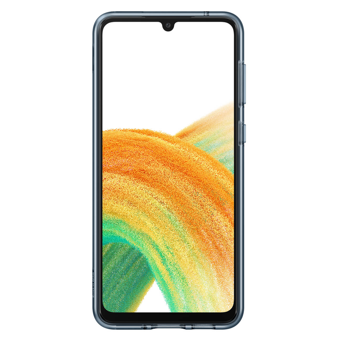 Samsung Slim Strap Cover Samsung Galaxy A33 5G Σκληρή Θήκη με Πλαίσιο Σιλικόνης - Black / Ημιδιάφανη - EF-XA336CBEGWW