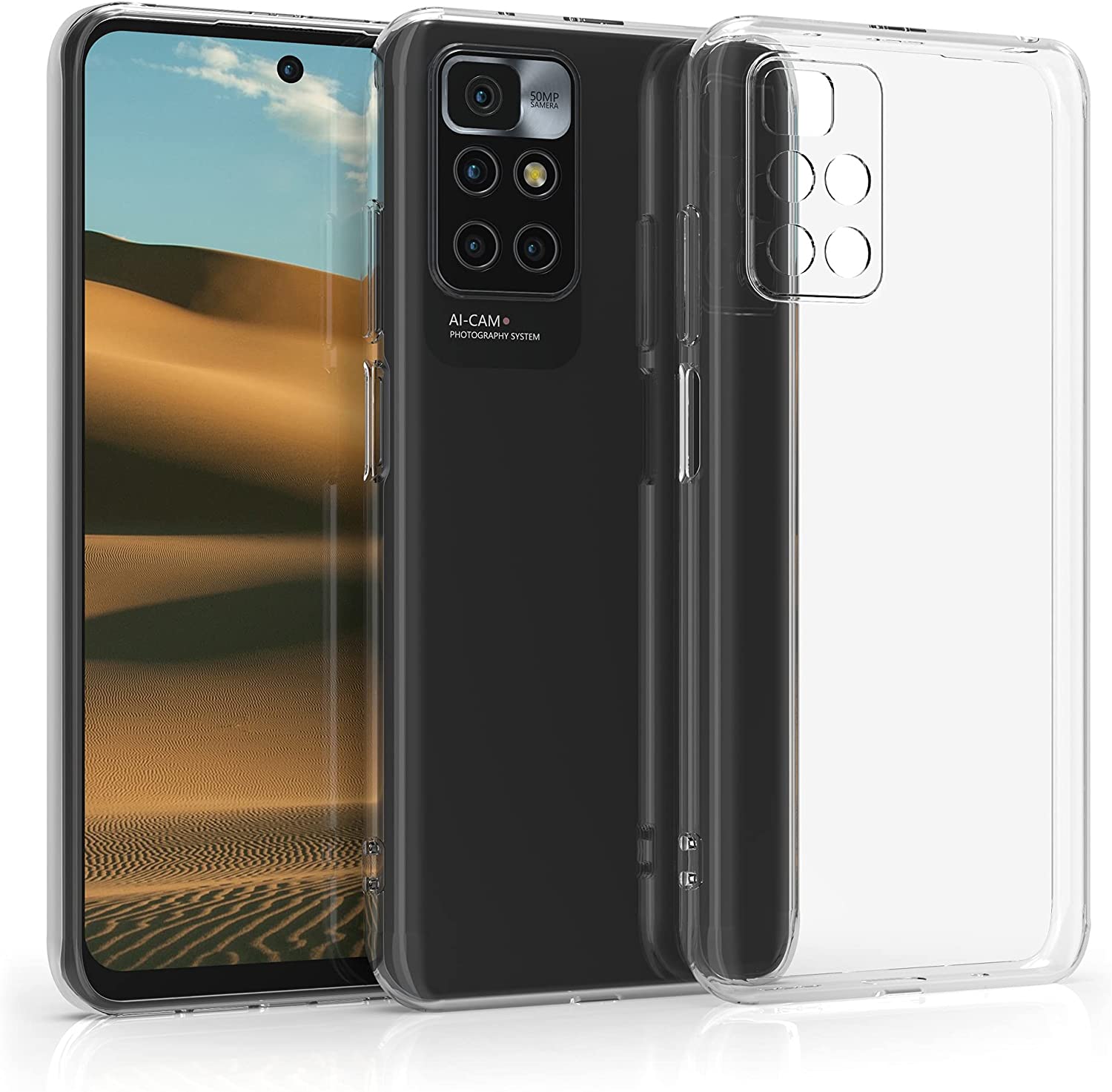 KW Xiaomi Redmi 10 Θήκη Σιλικόνης TPU - Διάφανη - 56152.03