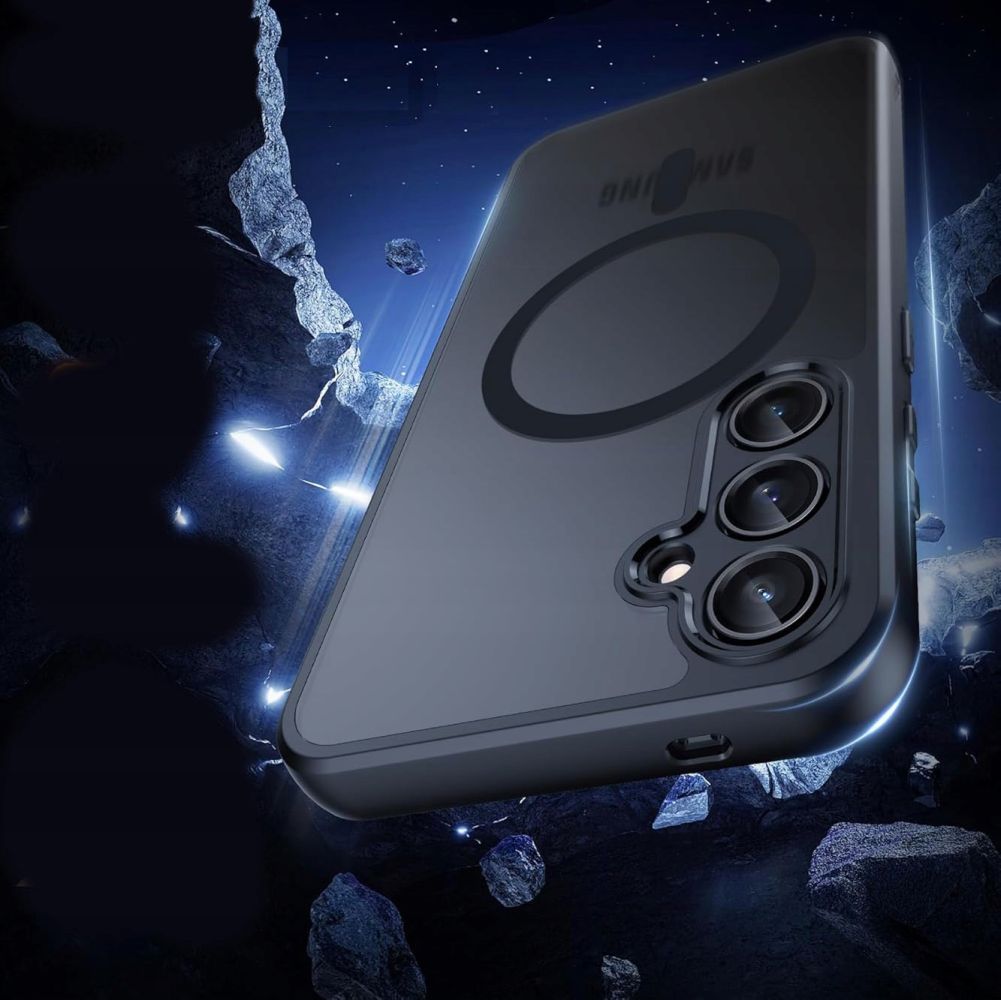 Tech-Protect Samsung Galaxy S24 FE MagMat Σκληρή Θήκη με Πλαίσιο Σιλικόνης και MagSafe - Matte Black
