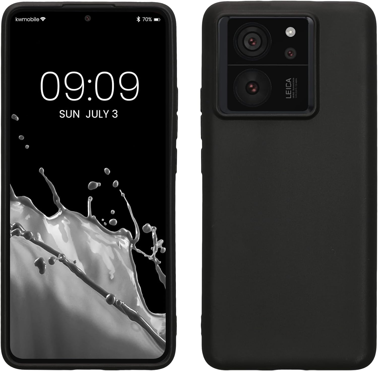 KW Xiaomi 13T / 13T Pro Θήκη Σιλικόνης TPU - Matte Black