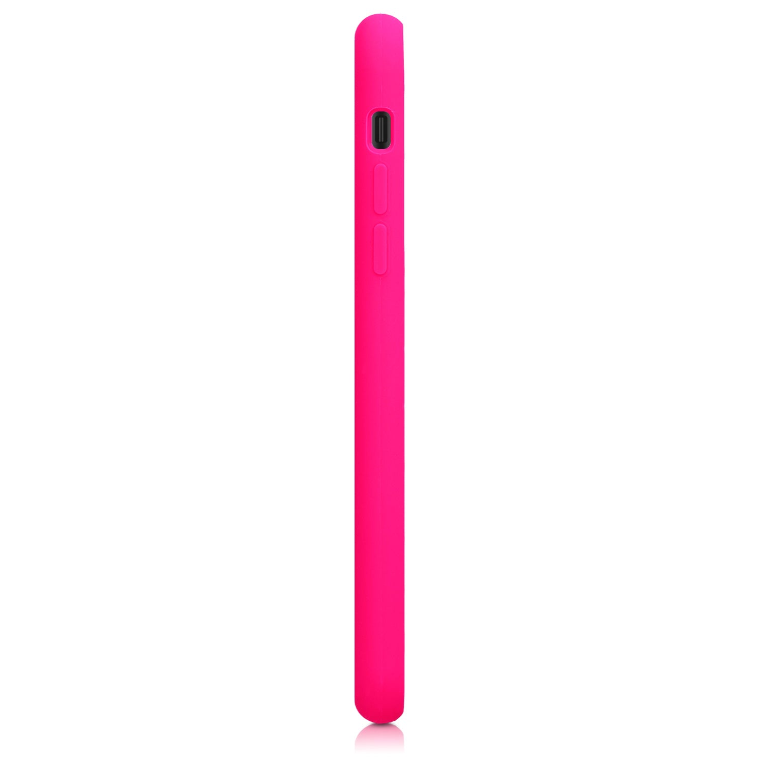 KW iPhone 11 Θήκη Σιλικόνης Rubber TPU - Neon Pink - 49724.08