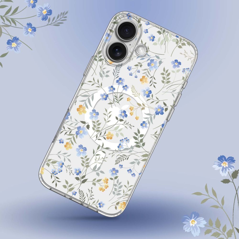 Tech-Protect iPhone 16e Flexair Θήκη Σιλικόνης TPU με MagSafe - Spring Flowers