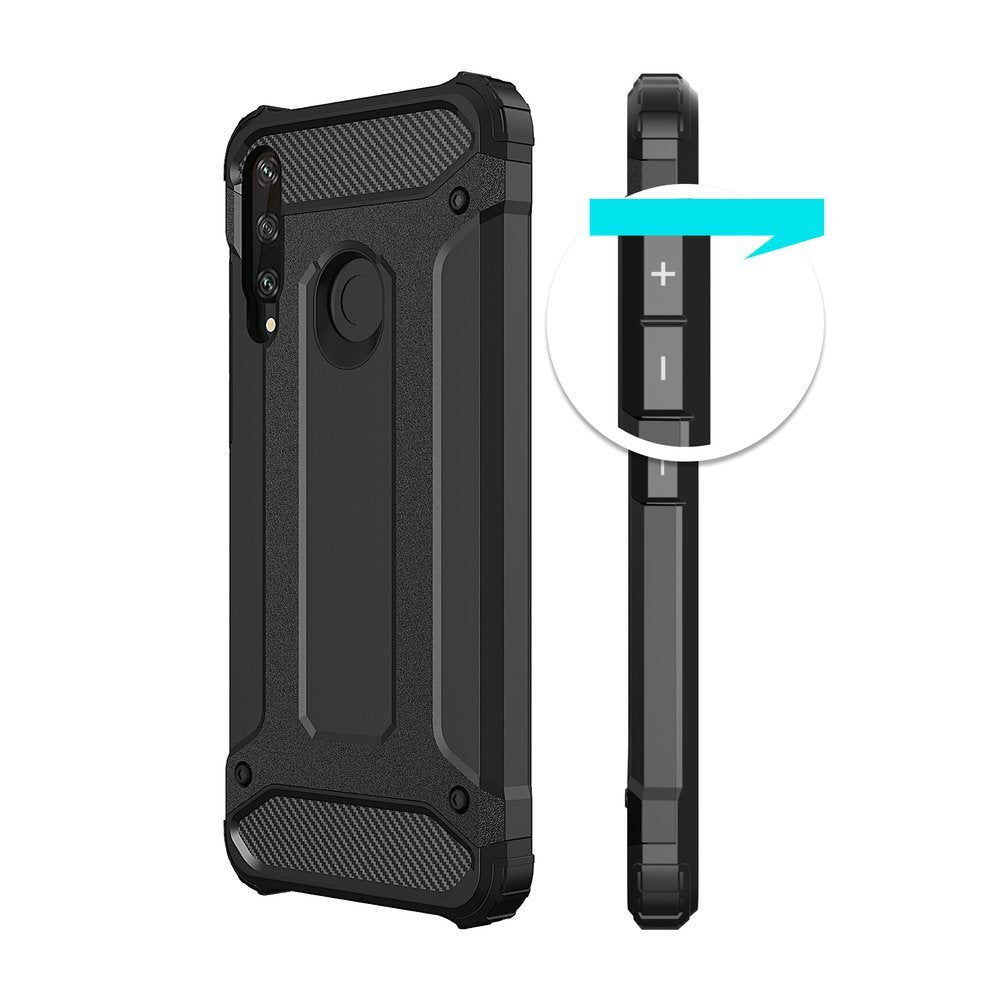 OEM Huawei Y6p Hybrid Rugged Armor Θήκη - Black