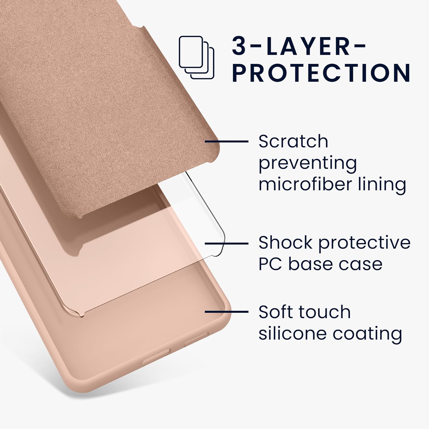 KW Samsung Galaxy S24 FE Θήκη Σιλικόνης Rubberized TPU - Coconut Swirl