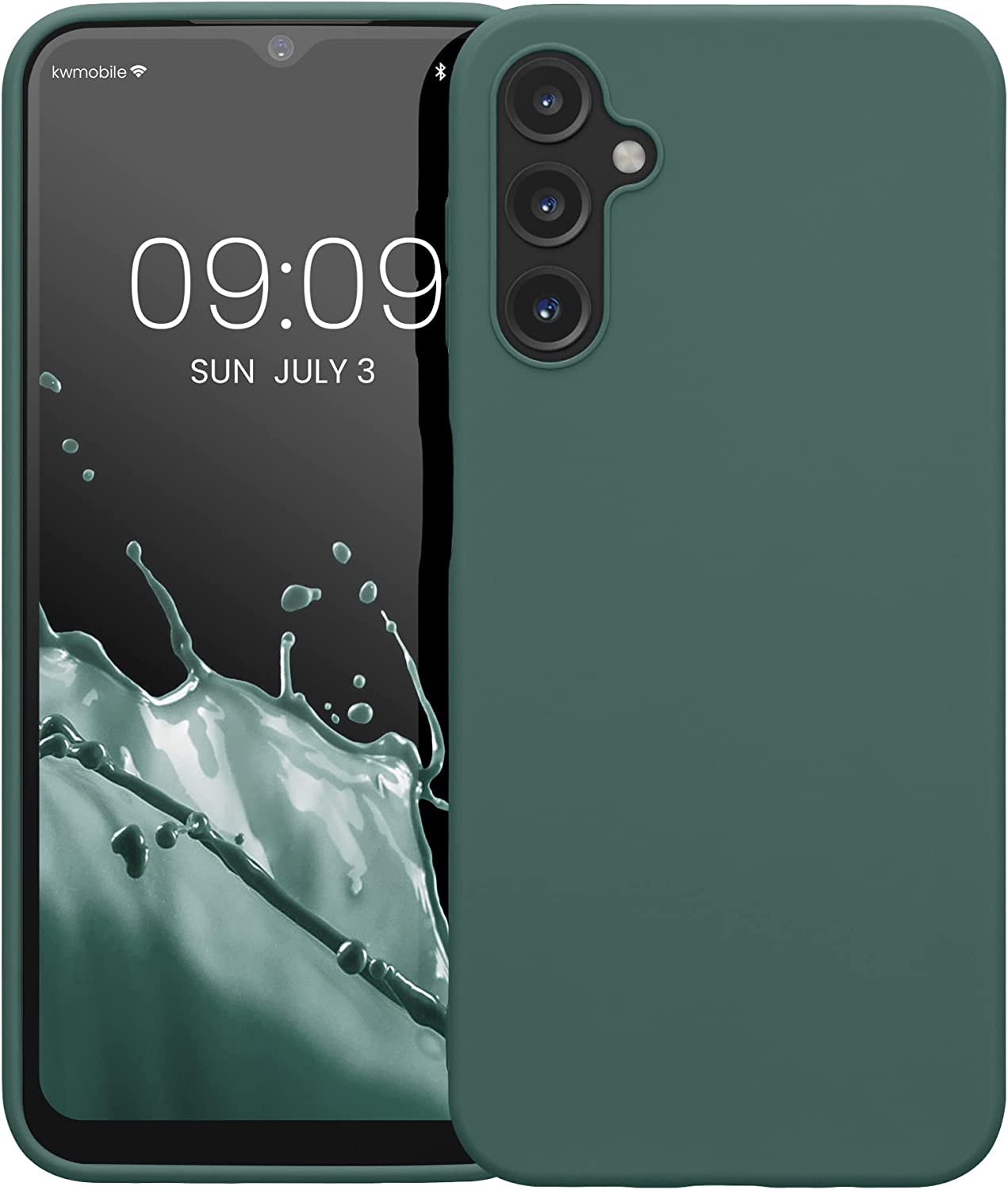 KW Samsung Galaxy A14 5G Θήκη Σιλικόνης TPU - Teal Green - 61462.171