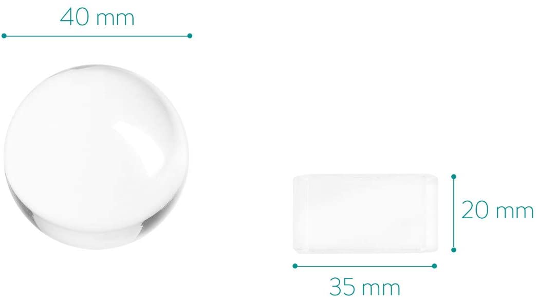 Navaris Glass Photo Ball Κρυστάλλινη Σφαίρα - 40mm - Clear - 45357.25