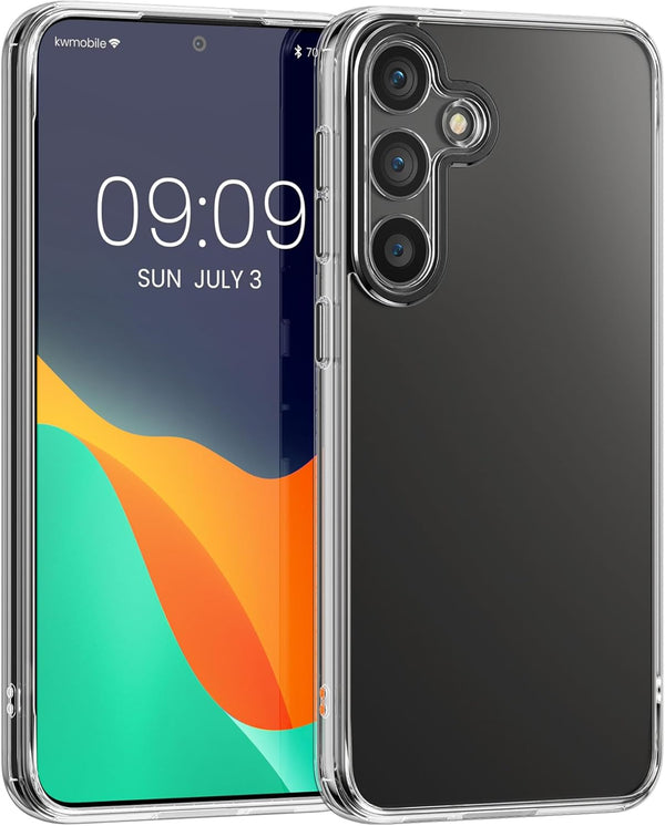 KW Samsung Galaxy S24+ Θήκη Σιλικόνης TPU με Προστασία Κάμερας - Διάφανη