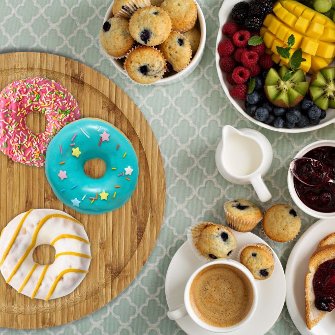 Relaxdays Πιατέλα Σερβιρίσματος από Μπαμπού - Natural - 4052025203153