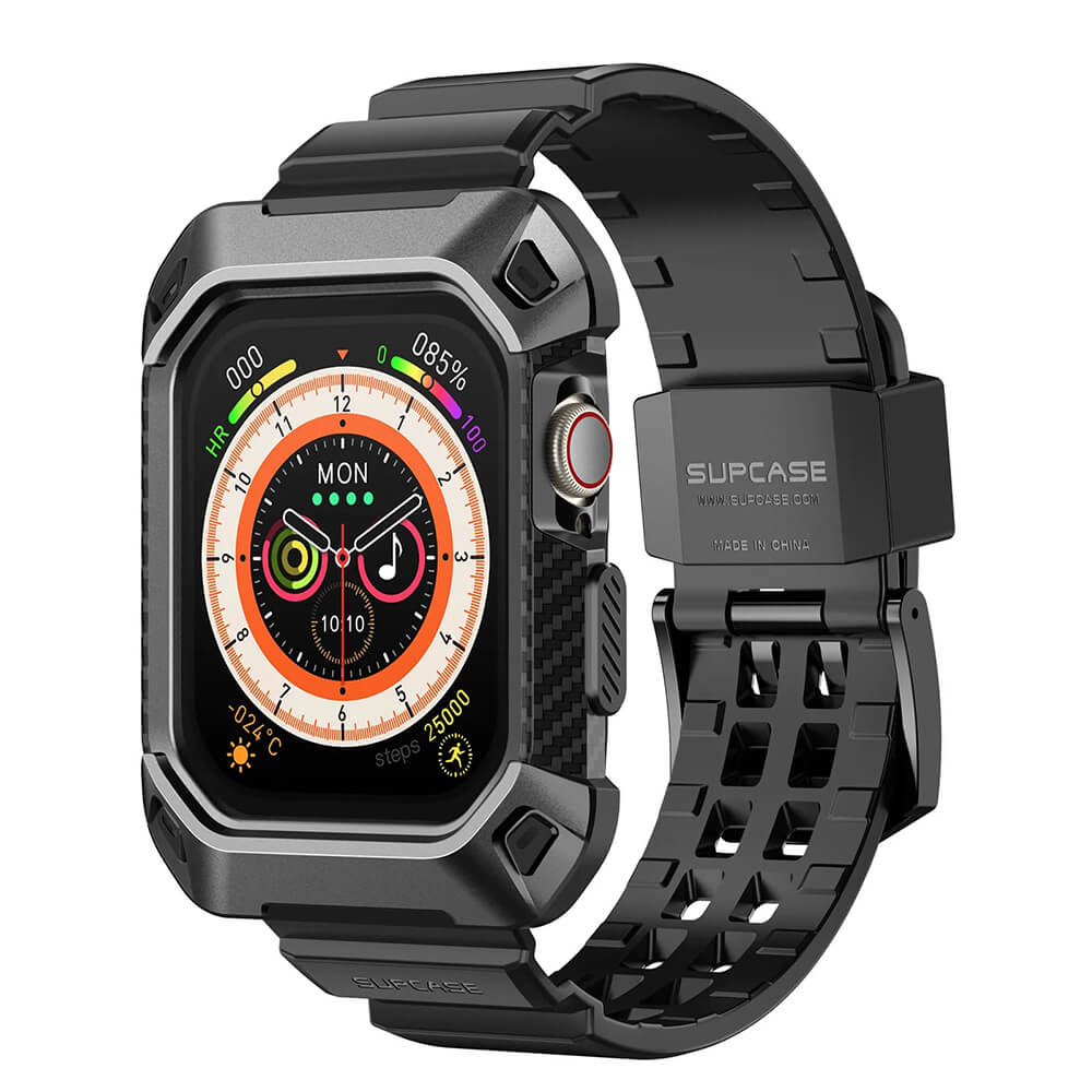 Supcase Λουράκι Apple Watch 10/11 - 42mm Unicorn Beetle Pro Λουράκι με Θήκη Προστασίας - Black