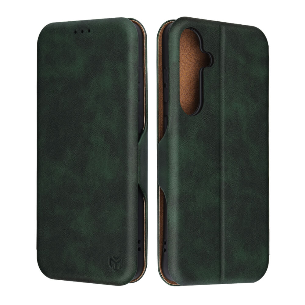 Techsuit Samsung Galaxy S25 Plus - Safe Wallet Plus - Θήκη Βιβλίο - Green