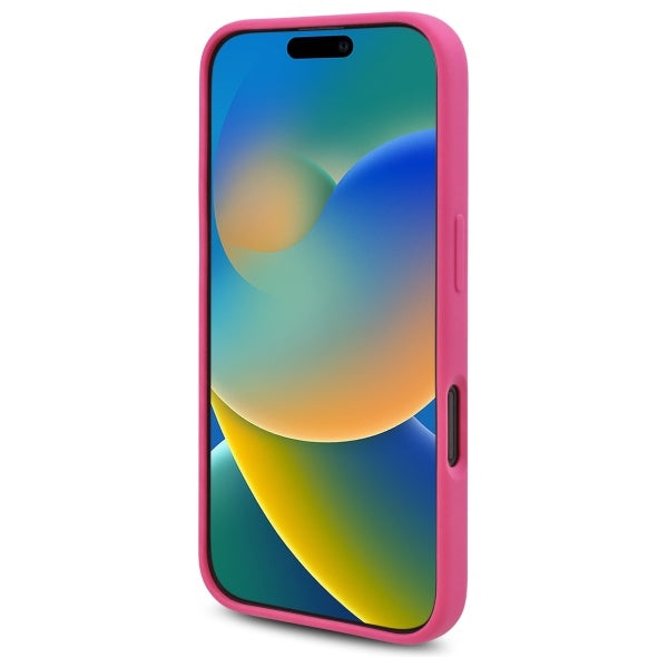 Karl Lagerfeld iPhone 16 - Silicone Choupette Head Print - MagSafe Θήκη Σιλικόνης - Fuschia - KLHMP16SSCHPPLF