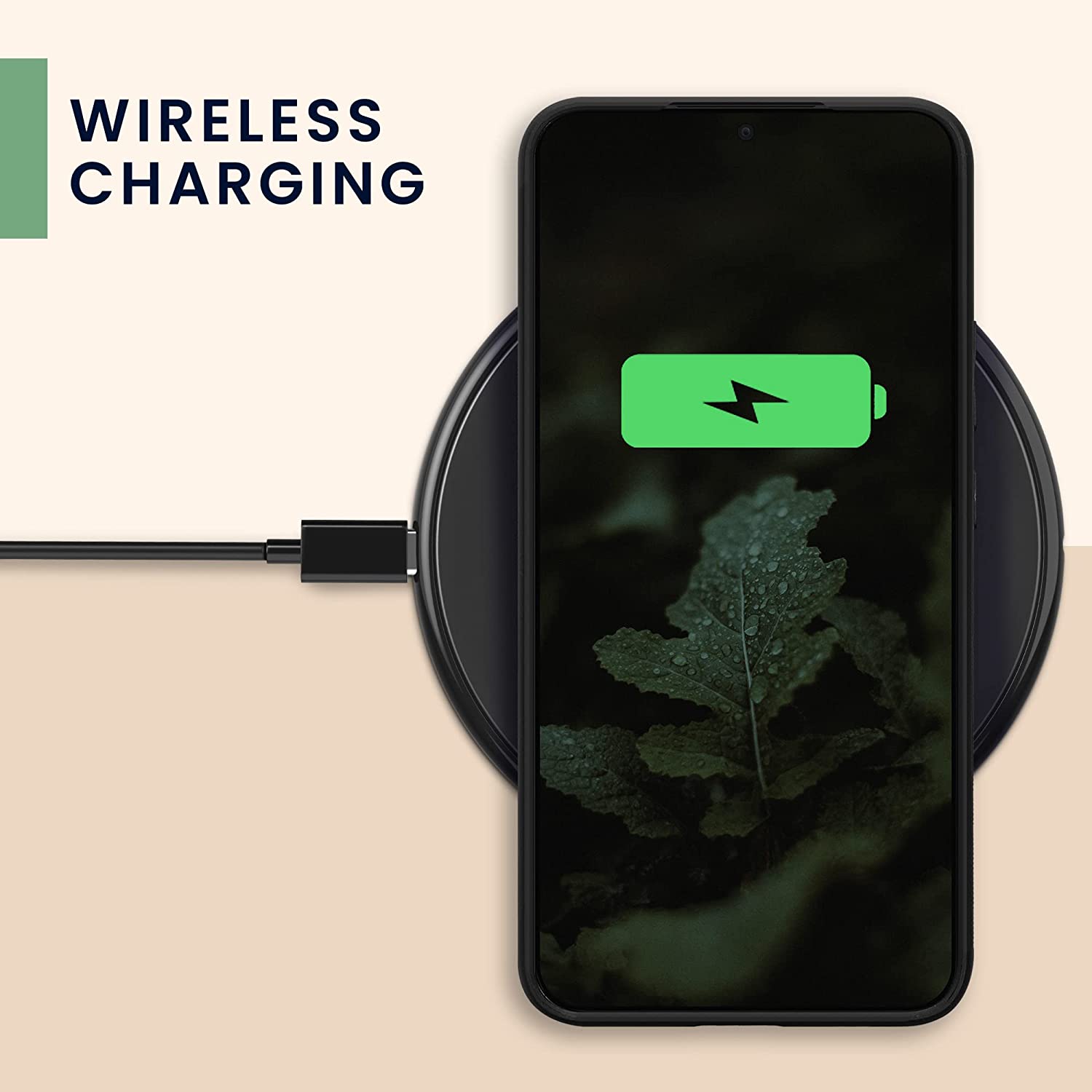 KW Samsung Galaxy S22+ Θήκη από Φυσικό Ξύλο - Design Indian Sun - Dark Brown - 58305.03