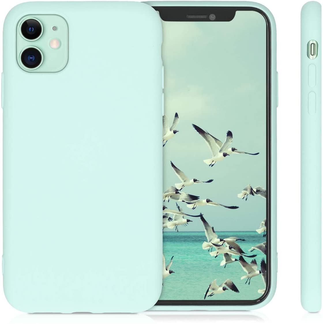 KW iPhone 11 Θήκη Σιλικόνης Rubberized TPU - Mint Matte - 50791.71