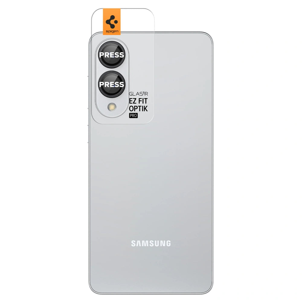 Spigen Samsung Galaxy S25 Edge - Optik Pro Glas.TR EZ Fit Αντιχαρακτικό Γυαλί για την Κάμερα - 2 Τεμάχια - Black
