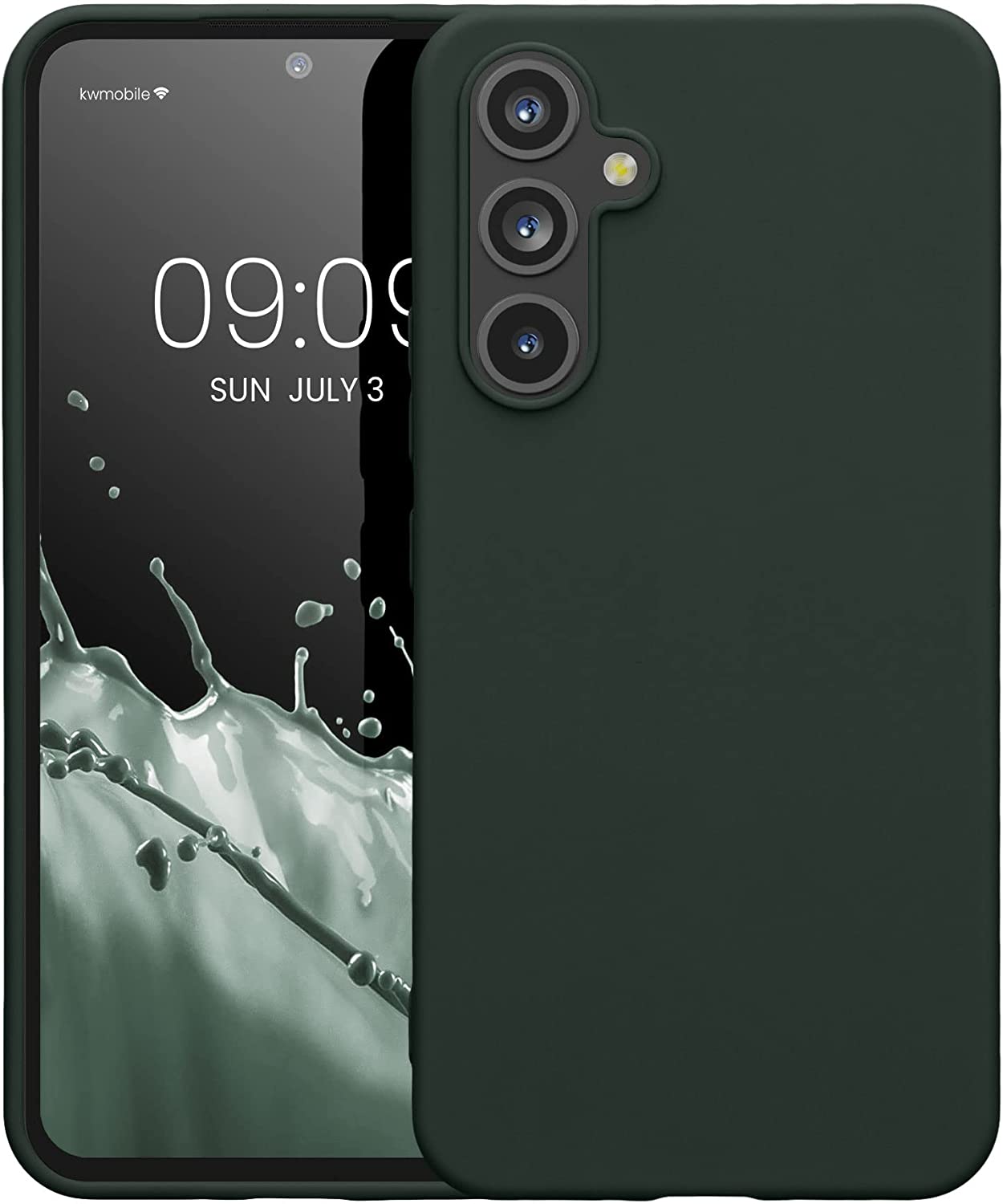 KW Samsung Galaxy A54 5G Θήκη Σιλικόνης TPU - Moss Green - 60796.169