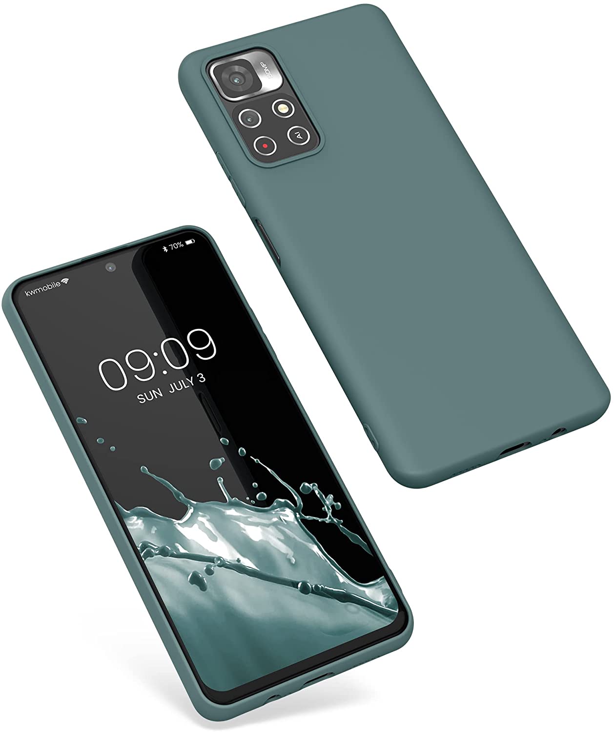 KW Xiaomi Poco M4 Pro 5G / Redmi Note 11S 5G Θήκη Σιλικόνης TPU - Teal Green - 57024.171