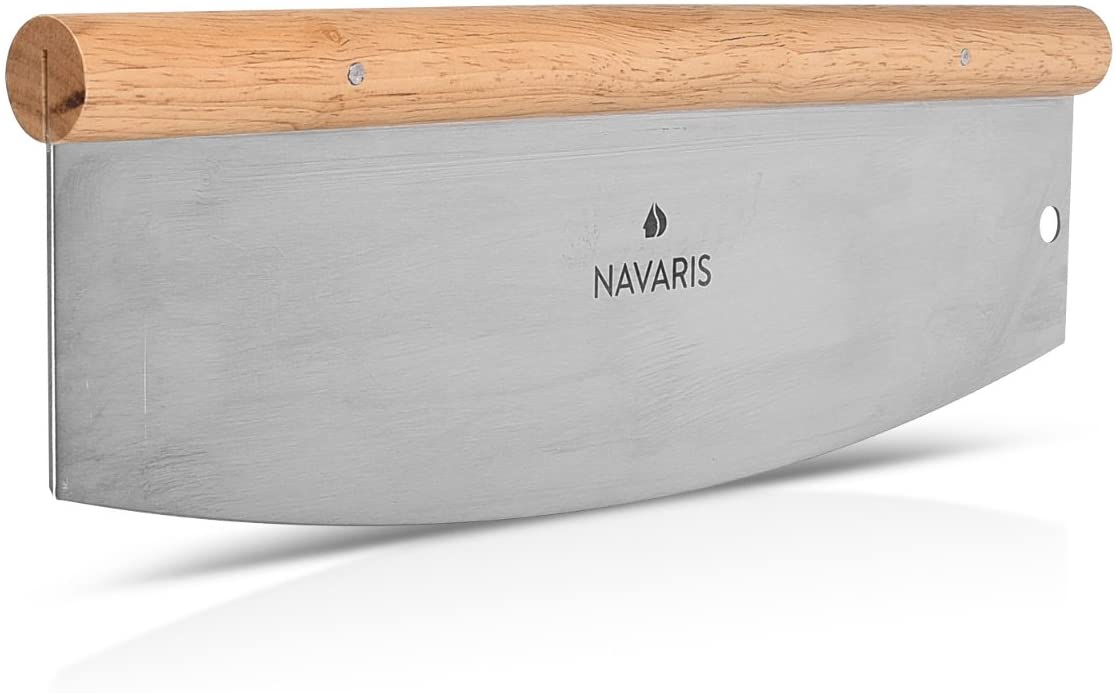 Navaris Μαχαίρι για Πίτσα από Ανοδείδωτο Ατσάλι - 35 cm - Brown - 44350.01