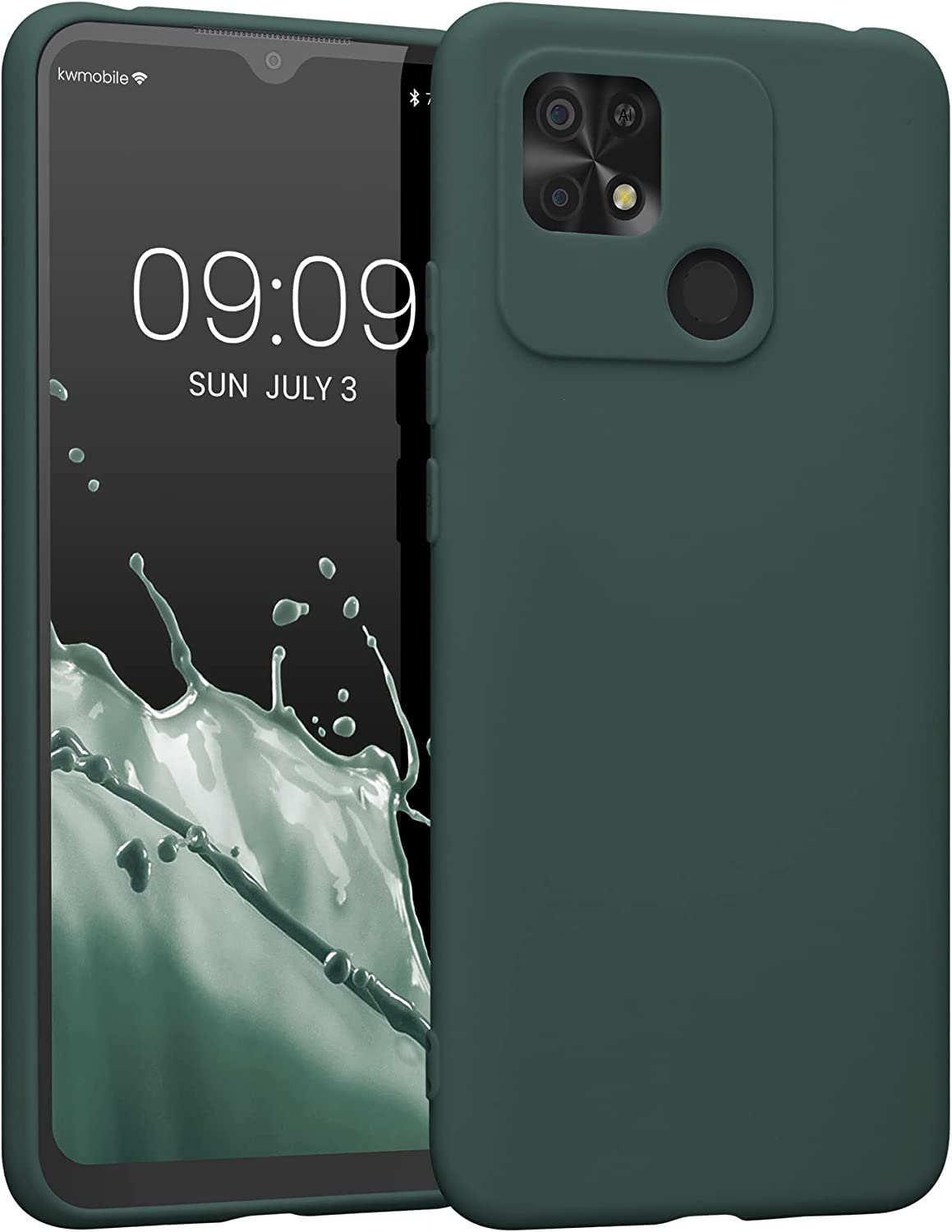 KW Xiaomi Xiaomi Redmi 10C Θήκη Σιλικόνης TPU - Moss Green - 59231.169