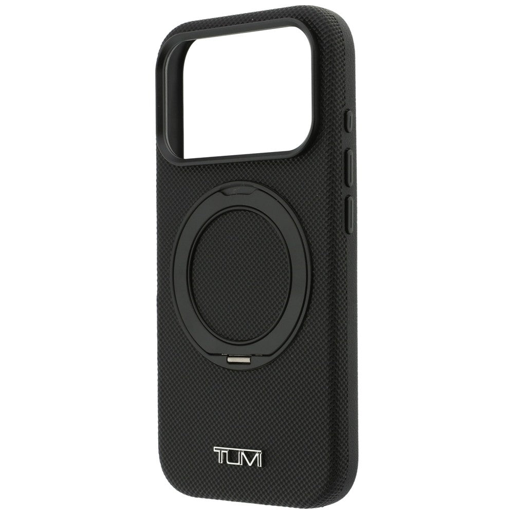 Tumi iPhone 18 Pro / iPhone 17 Pro - Σκληρή Θήκη με Πλαίσιο Σιλικόνης και Stand MagSafe - Ballistic - Black