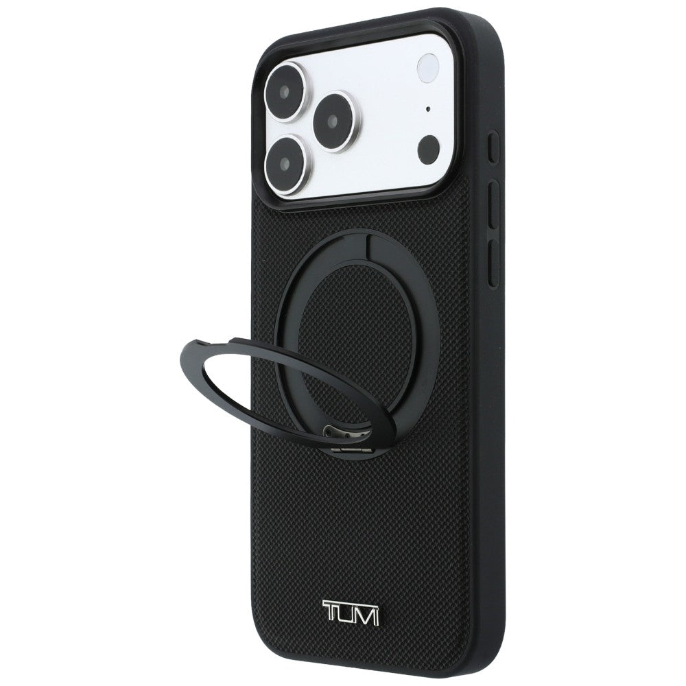 Tumi iPhone 18 Pro Max / iPhone 17 Pro Max - Σκληρή Θήκη με Πλαίσιο Σιλικόνης και Stand MagSafe - Ballistic - Black