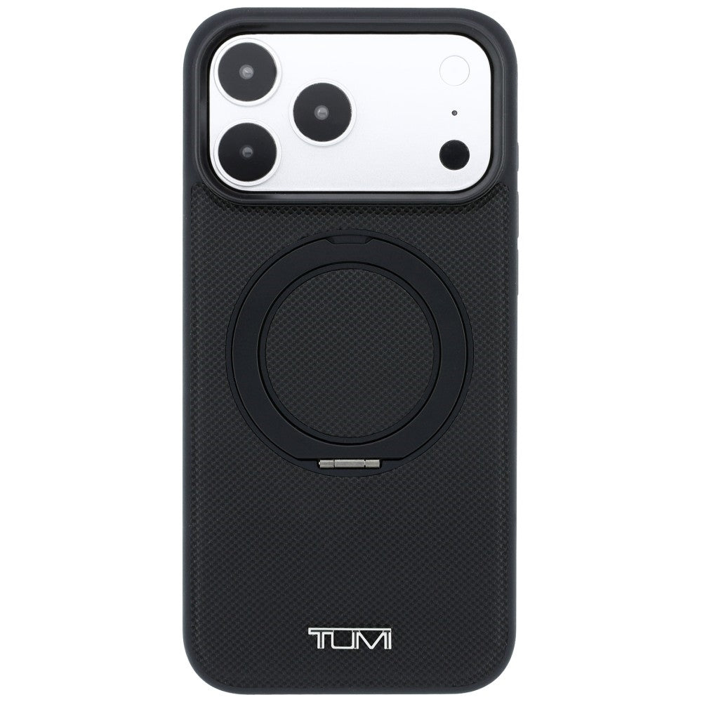 Tumi iPhone 18 Pro Max / iPhone 17 Pro Max - Σκληρή Θήκη με Πλαίσιο Σιλικόνης και Stand MagSafe - Ballistic - Black