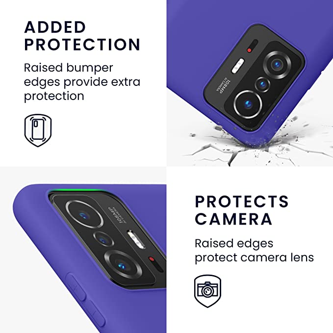 KW Xiaomi 11T / 11T Pro Θήκη Σιλικόνης TPU - Blue Violet - 56245.234