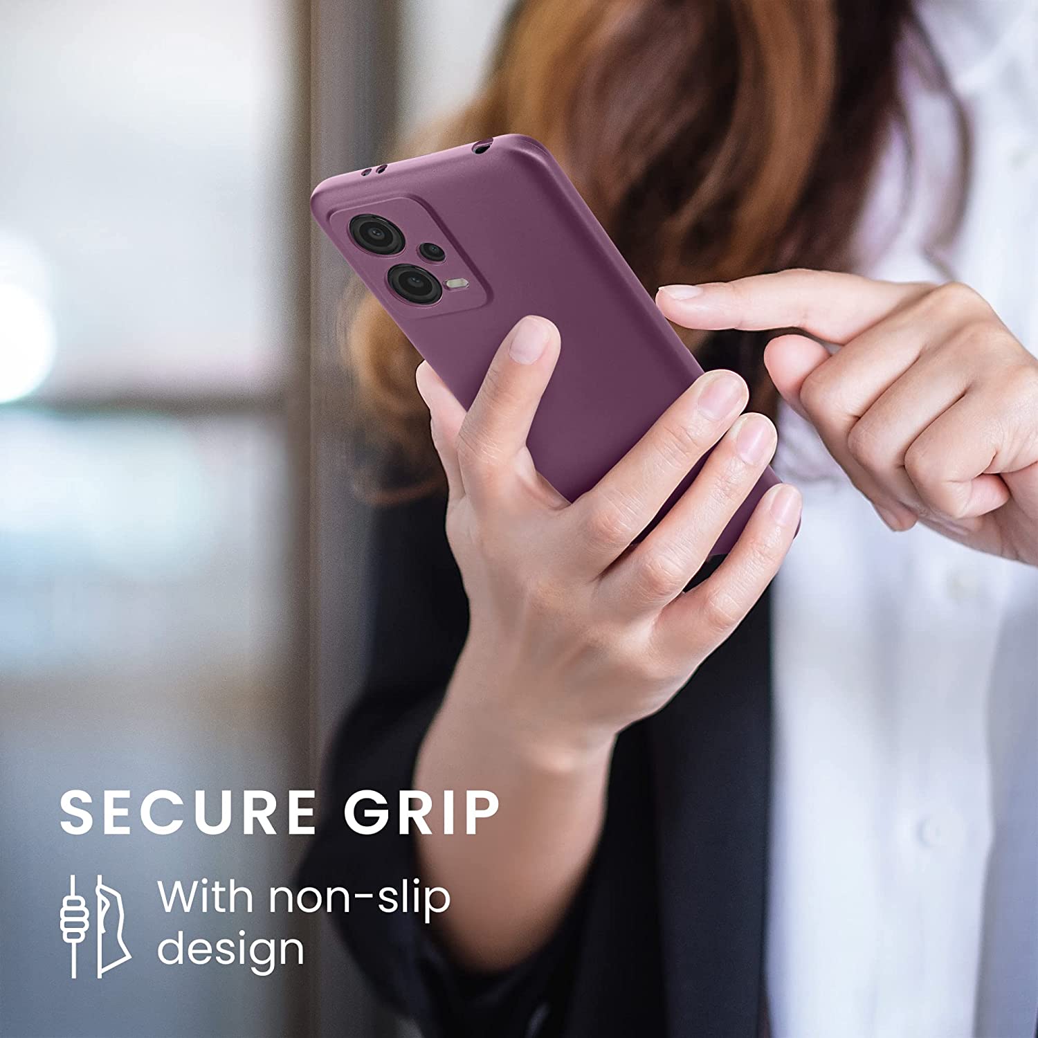 KW Xiaomi Redmi Note 12 5G / Poco X5 5G Θήκη Σιλικόνης TPU - Metallic Lavender - 60888.230