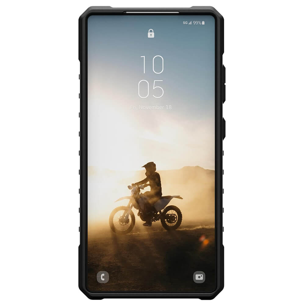 UAG Samsung Galaxy S25 Ultra Pathfinder Clear MagSafe Σκληρή Θήκη με MagSafe - Ice Silver