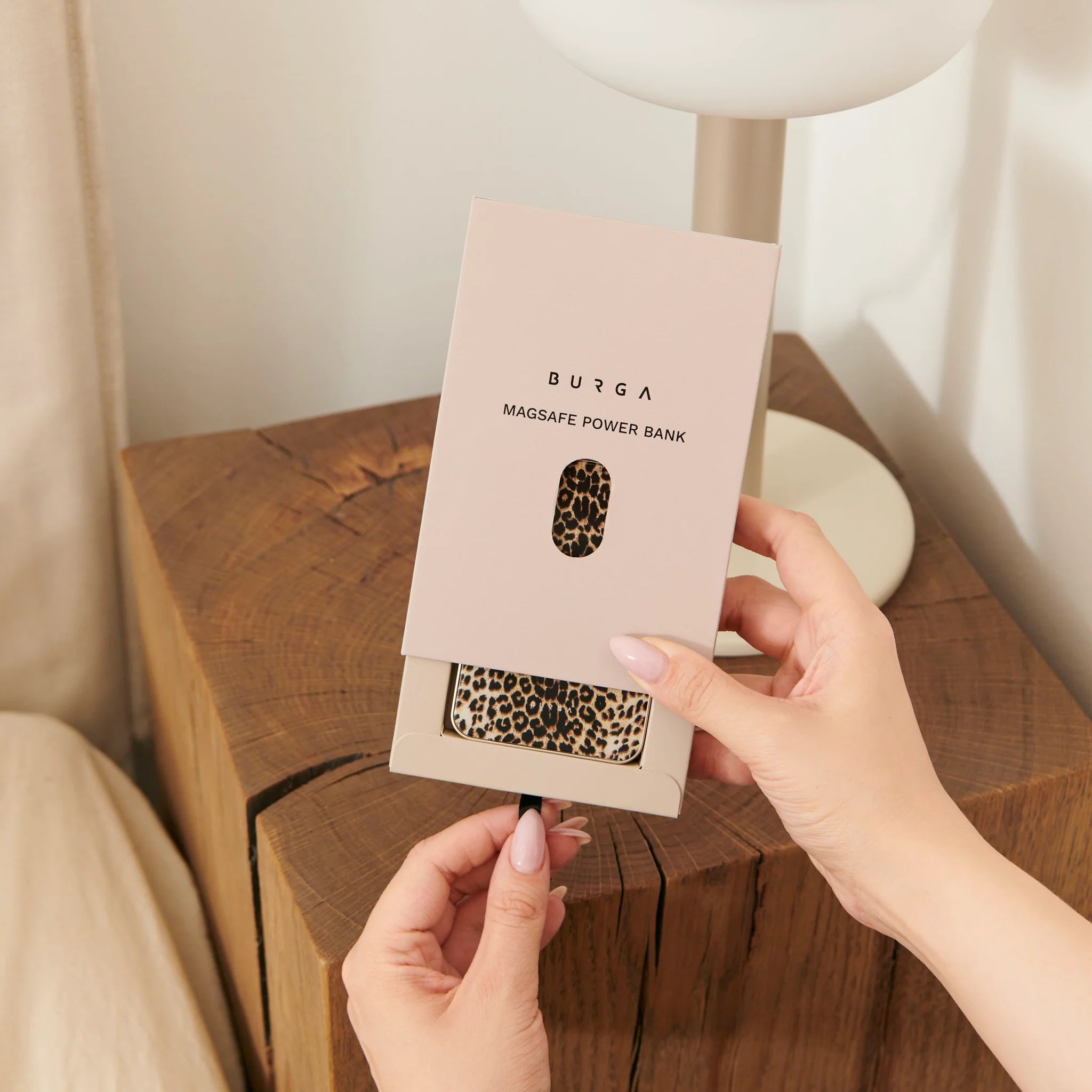 Burga Μαγνητικό Ασύρματο MagSafe PowerBank 5000mAh με Καλώδιο Type-C to Type-C - Gunmetal - Player