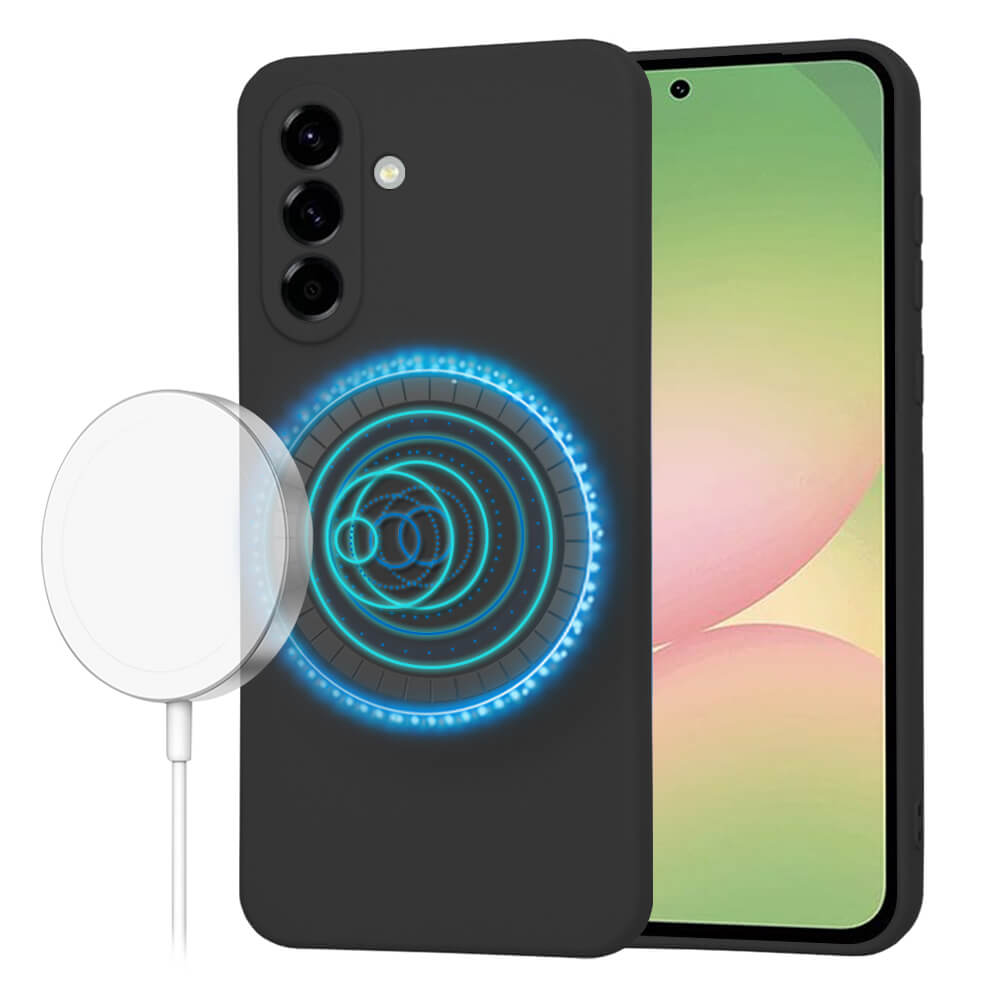 Techsuit Samsung Galaxy A56 5G SoftFlex MagSafe Θήκη Σιλικόνης - Black